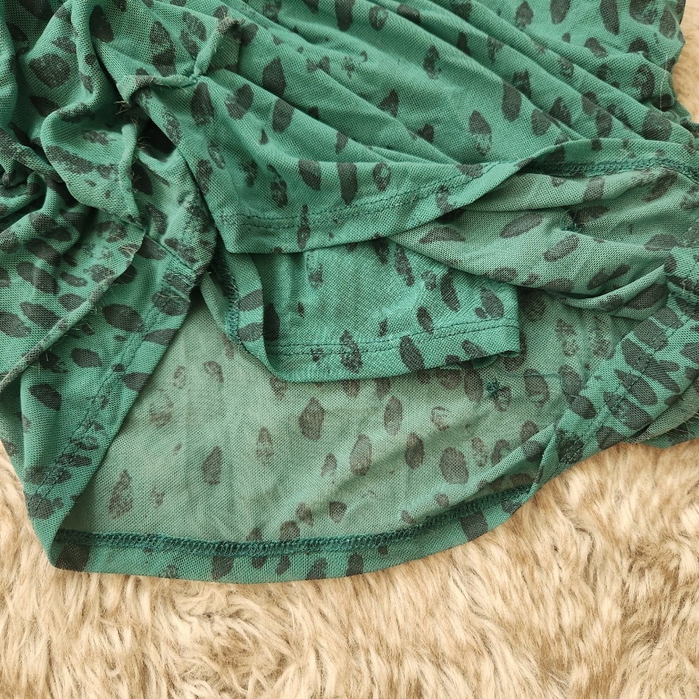 Free People Katana Mini Dress Alpine Combo Dark Green - Picture 10 of 15